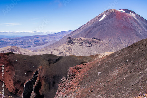 Volcanic Hiking around Mount Doom in New Zealand