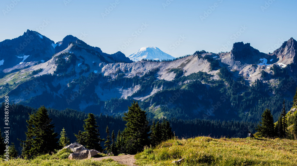 Hiking views in the Pacific Northwest Hiking views in the Pacific Northwest