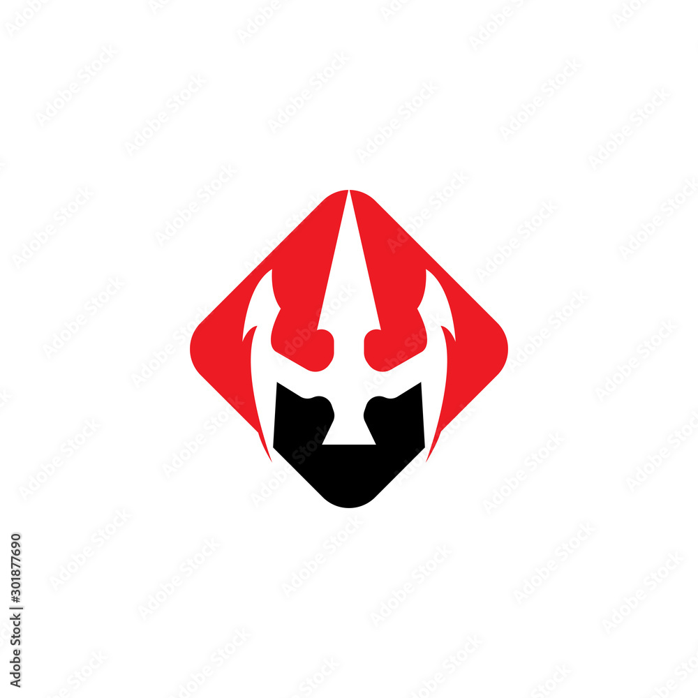 Obraz premium Trident Logo Template vector icon