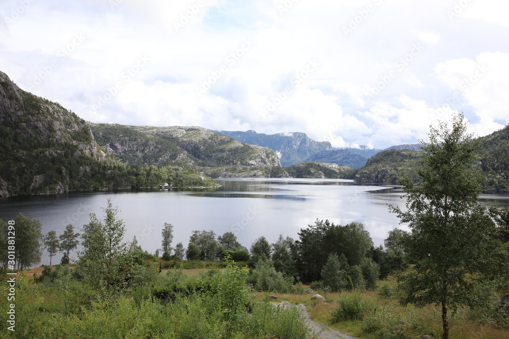 Revsvatnet near Preikestolen, Norway