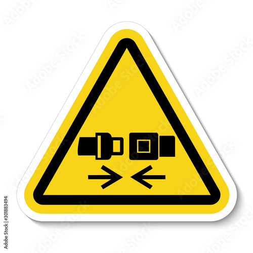 PPE Icon.Wear Safety Belt Symbol Sign Isolate On White Background,Vector Illustration EPS.10
