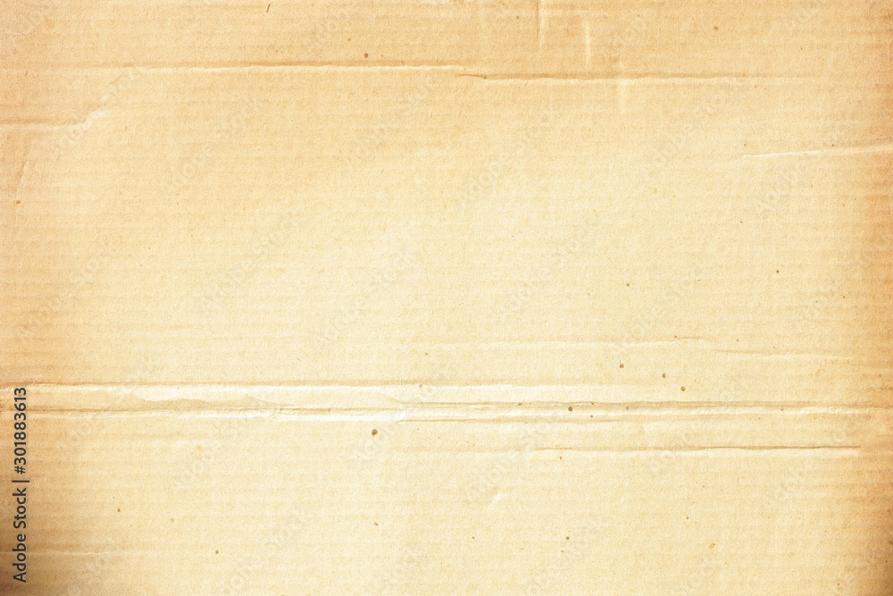 Fototapeta premium Package box old brown carton background paper texture