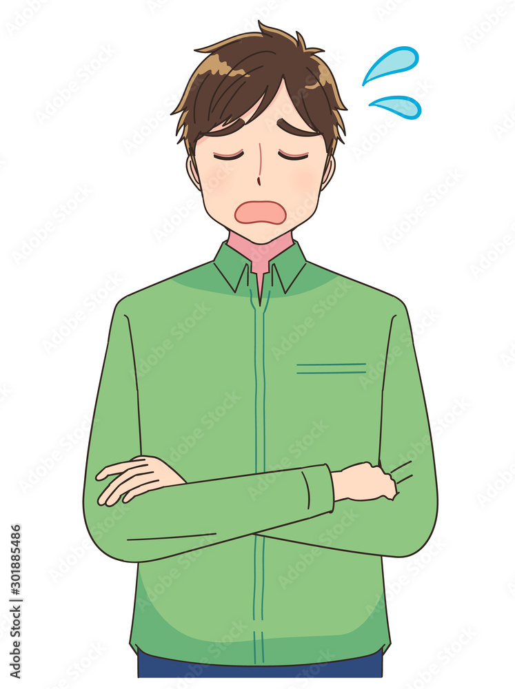 アニメ マンガ 男性 イラスト 私服 大学生 学生 Stock Vector Adobe Stock