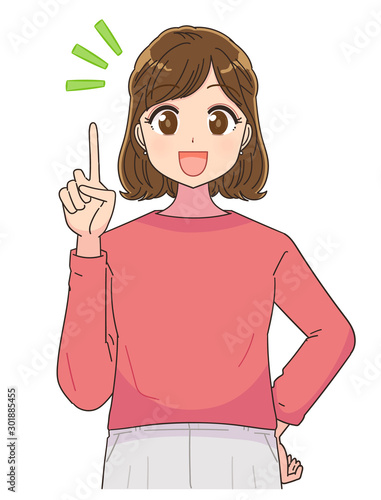 アニメ マンガ 女性 イラスト 私服 大学生 学生