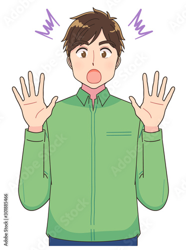 アニメ マンガ 男性 イラスト 私服 大学生 学生