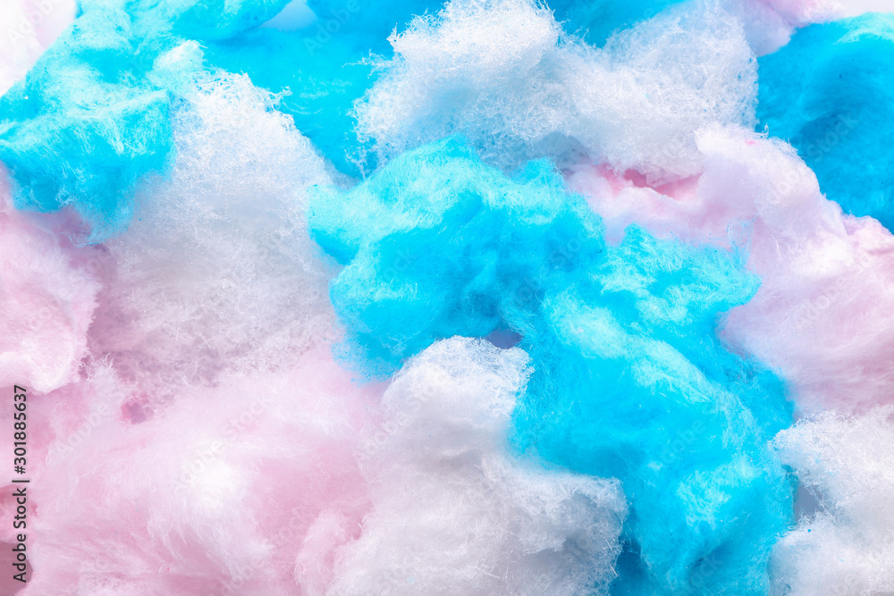 Texture of cotton candy, closeup Stock Photo Adobe Stock