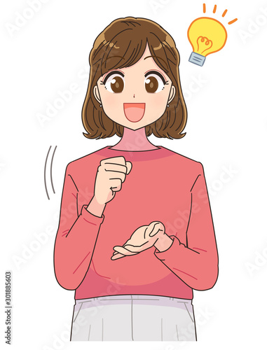アニメ マンガ 女性 イラスト 私服 大学生 学生