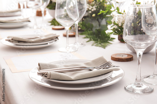 Beautiful table setting for...