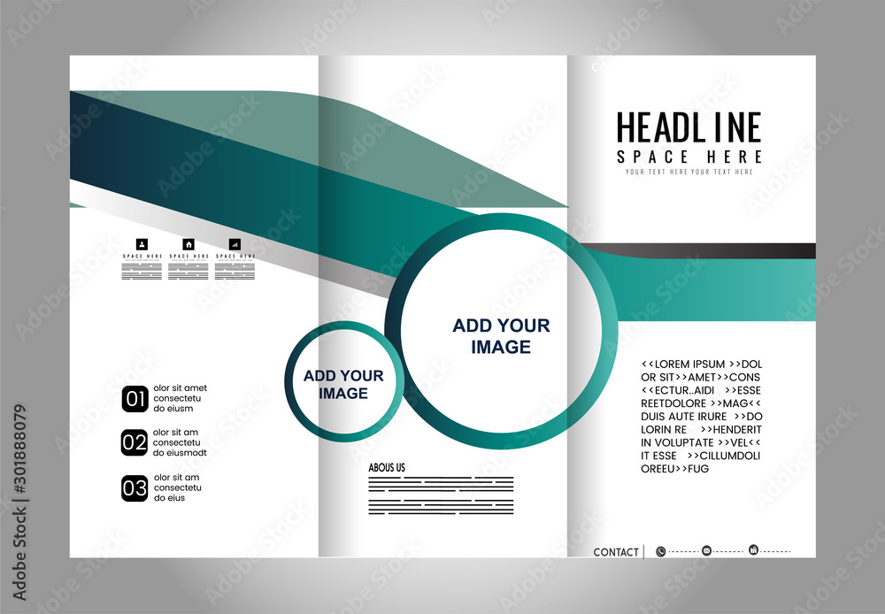 Brochure mock up design template for business, education, advertisement. Trifold booklet editable printable vector illustration. Red color Brochure mock up design template for business, education, advertisement. Trifold booklet editable printable vector illustration. Red color