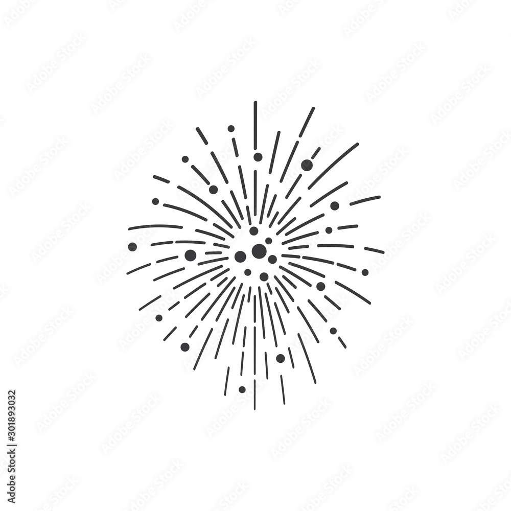 Firework illustration Firework illustration