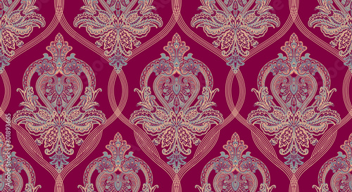 Classic paisley pattern, wallpaper pattern