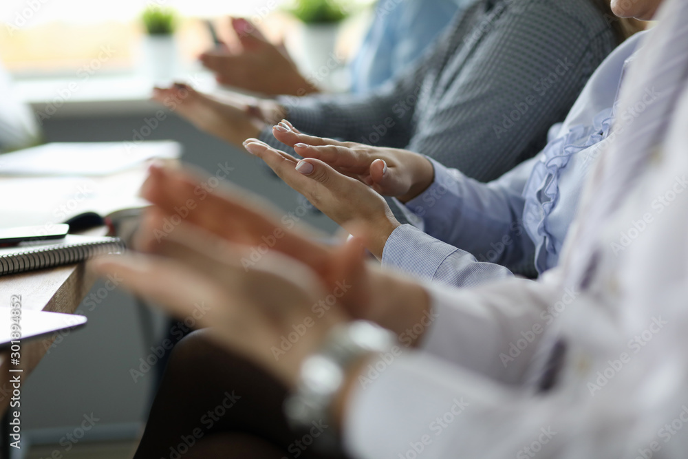 Fototapeta premium Managers at seminar