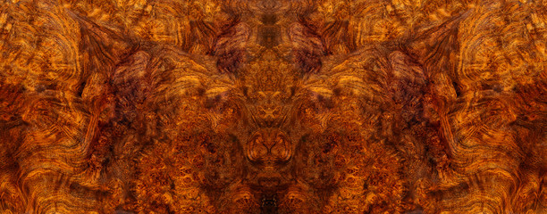 Afzelia burl wood striped