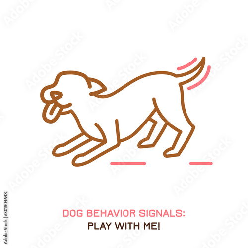 Dog Behavior Icon