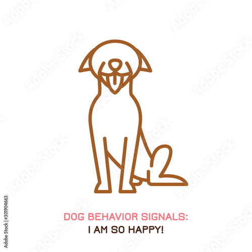 Dog Behavior Icon