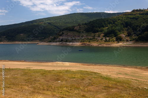 The lake (reservoir) in Mavrovo National Park, Macedonia