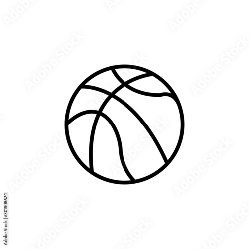 basketball line icon