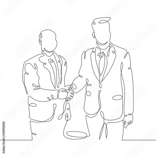 handshake of two politicians diplomats businessmen