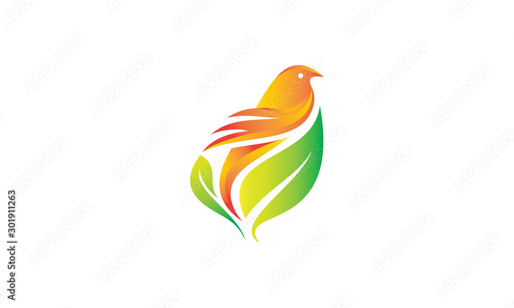 eco bird logo, wings leaf and bird vector eco bird logo, wings leaf and bird vector