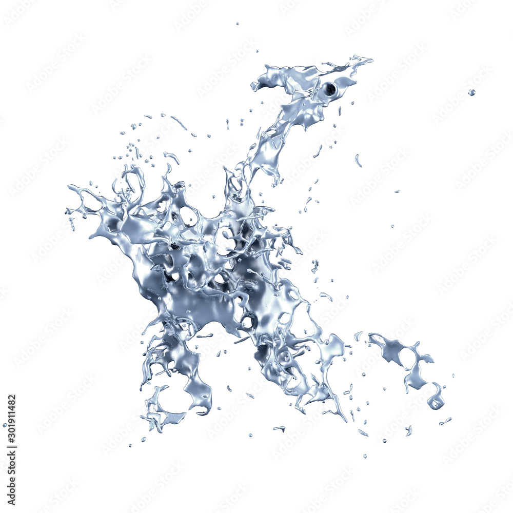 Splash fluid. 3d illustration, 3d rendering. Splash fluid. 3d illustration, 3d rendering.