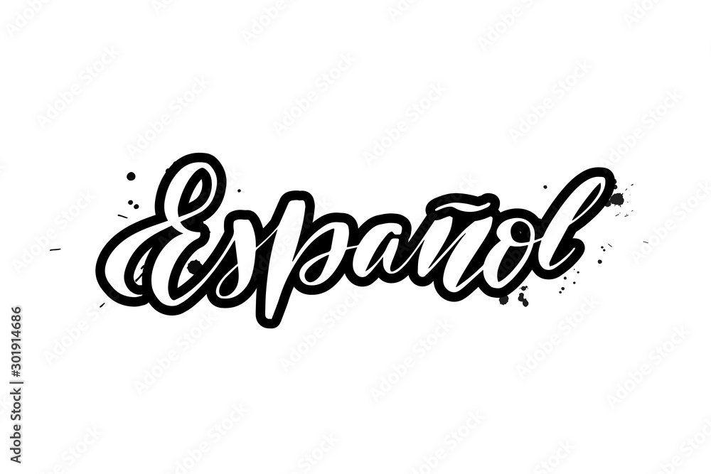 Vector calligraphy illustration isolated on white background Vector calligraphy illustration isolated on white background