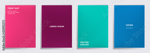 Radial semicircle geometric lines patterns.