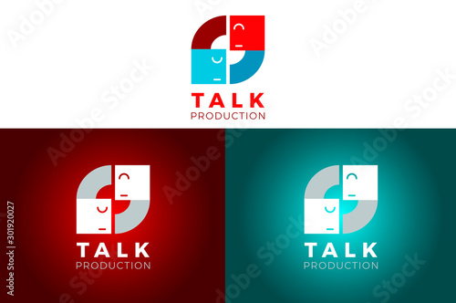 Tv Show Talk Production Logo