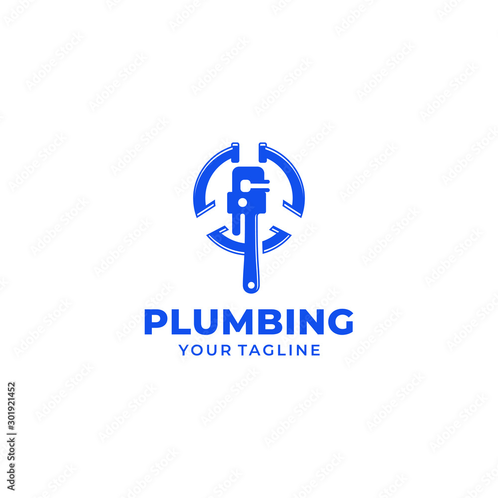 Plumbing Service Logo Template Design Vector Plumbing Service Logo Template Design Vector