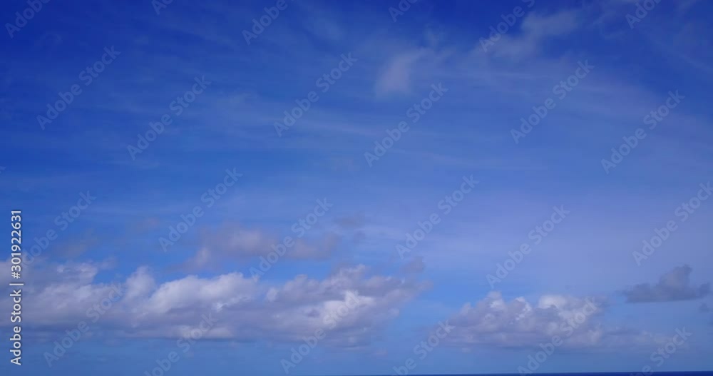 Slow panning of clouds and the blue sky in 4K Slow panning of clouds and the blue sky in 4K