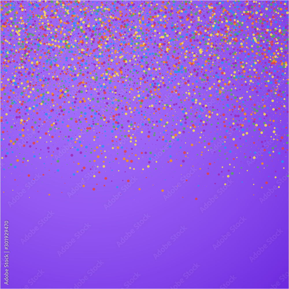 Festive confetti. Celebration stars. Colorful conf