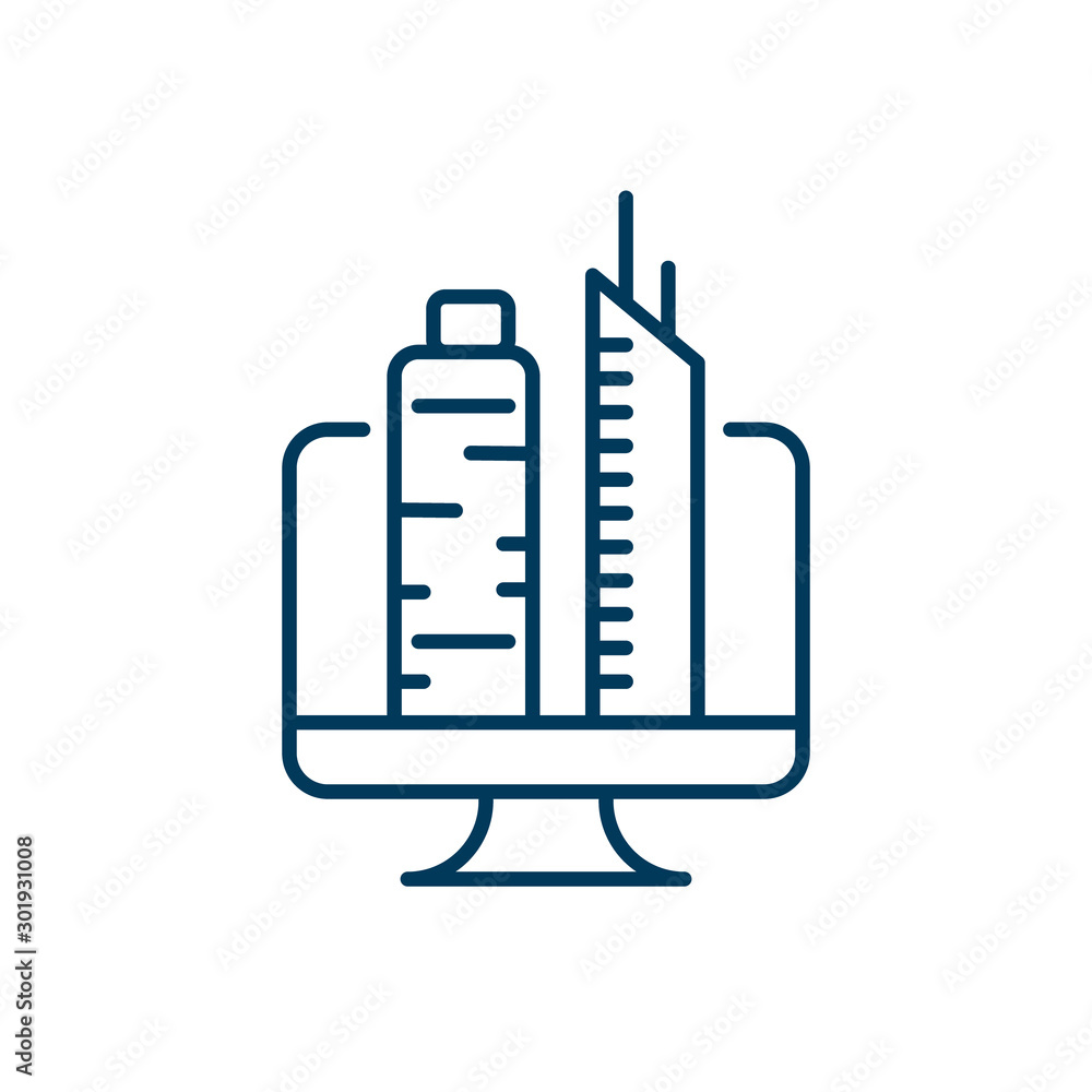 outline enterprise vector icon. isolated black simple line element illustration from marketing concept. editable vector stroke enterprise icon outline enterprise vector icon. isolated black simple line element illustration from marketing concept. editable vector stroke enterprise icon