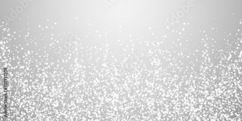 Wallpaper Mural Amazing falling snow Christmas background. Subtle  Torontodigital.ca