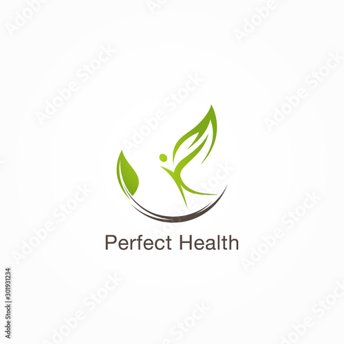 leaf and human health logo