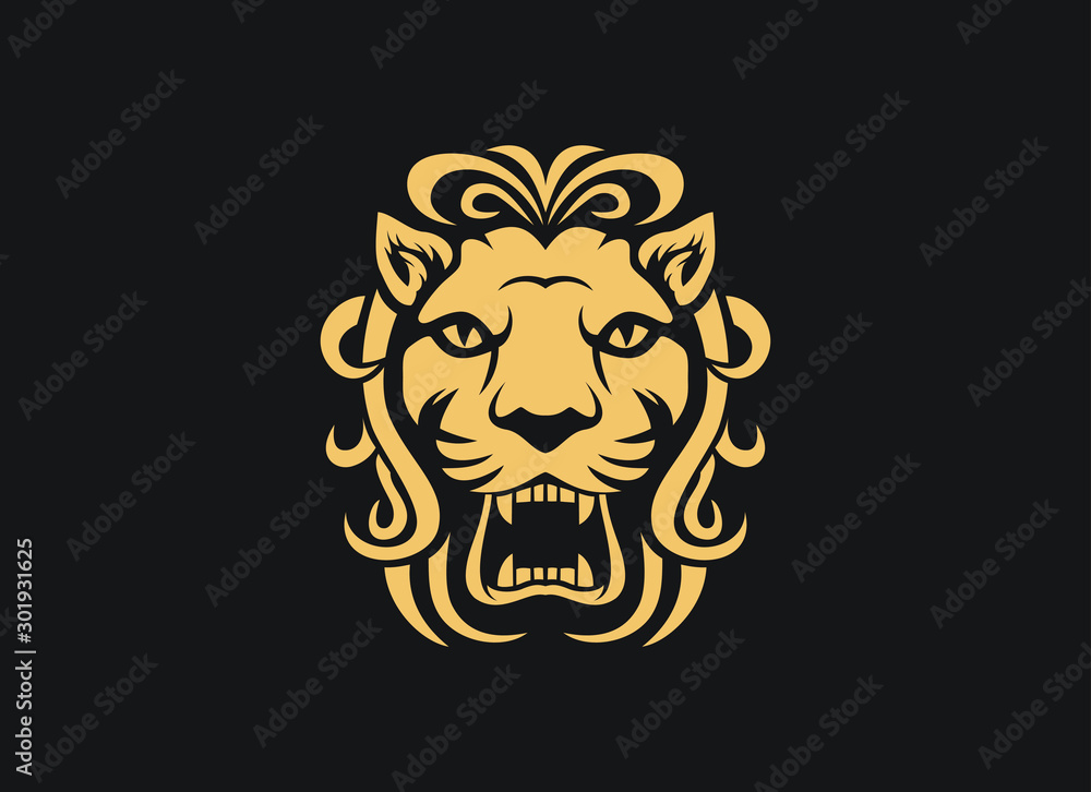 vector of lion head logo sign eps format vector of lion head logo sign eps format