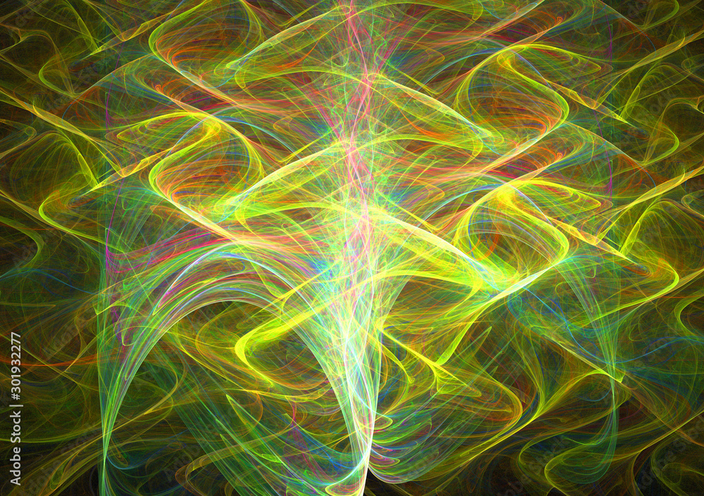 Obraz premium fractal on black
