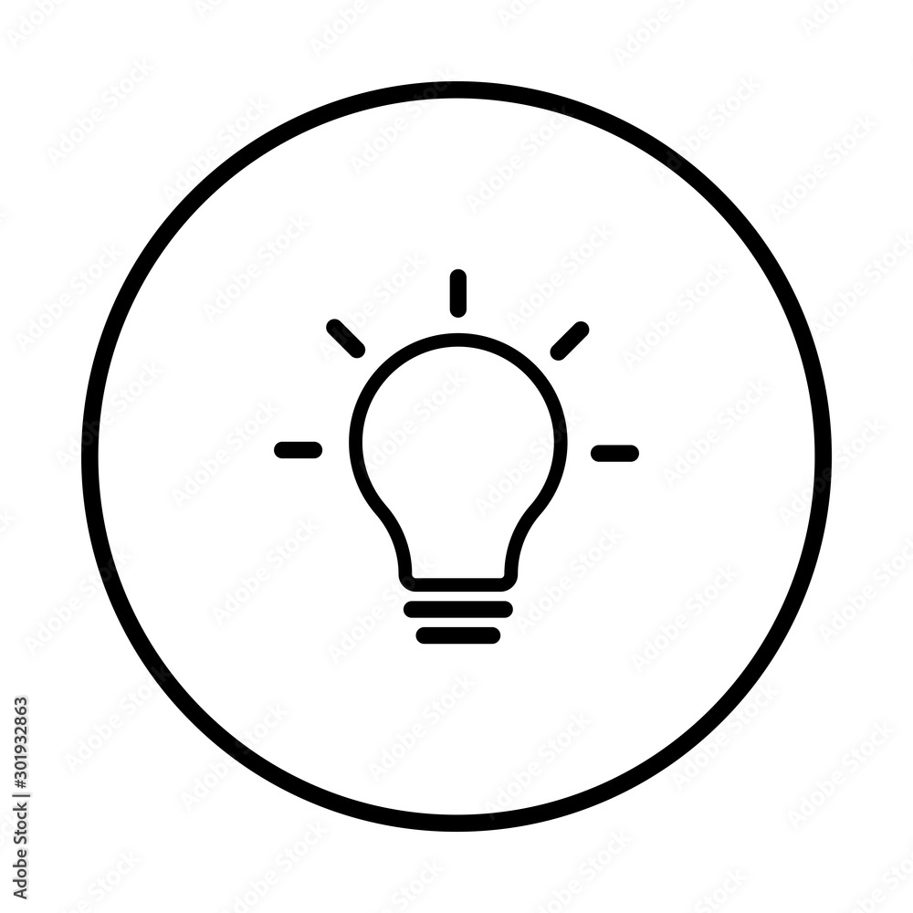 lamp, bulb, idea icon vector lamp, bulb, idea icon vector