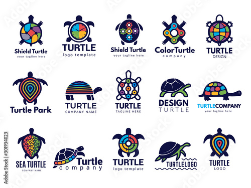 Fototapeta Turtle symbols