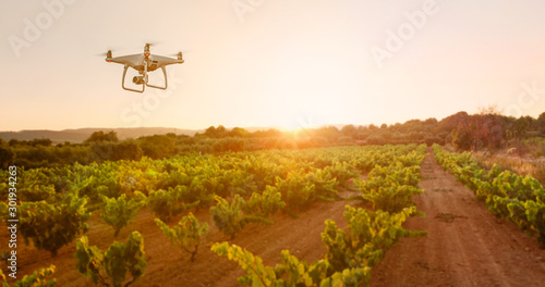 Drone controlled smart farming photo