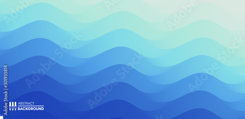 Water surface. Blue abstract background. Vector illustration for design. © Login