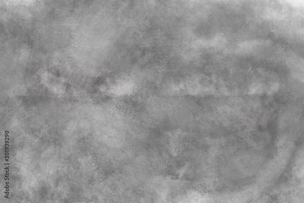 Fototapeta premium Concrete wall white grey color for background. Old grunge textures with scratches and cracks. White painted cement wall texture.