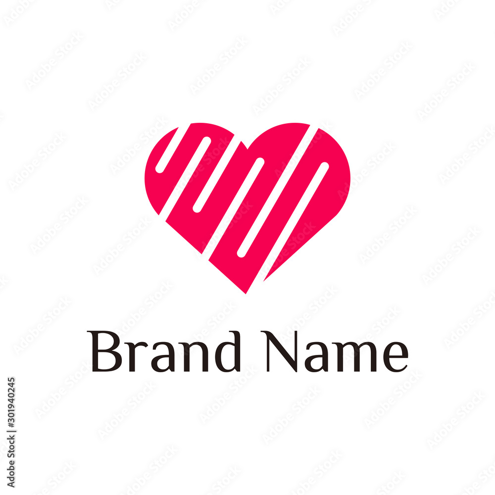 Heart logo designs vector template art company Heart logo designs vector template art company