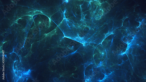 Fractal 3D rendering abstract light background