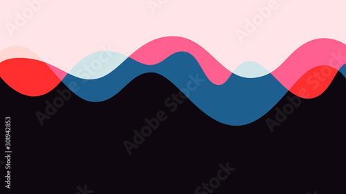 Colorful motion wave abstract background