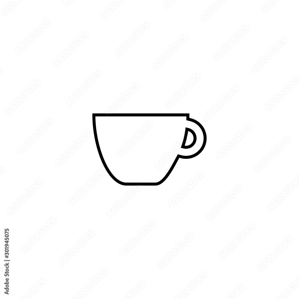 Coffee cup icon. Hot drink symbol. Logo design element Coffee cup icon. Hot drink symbol. Logo design element