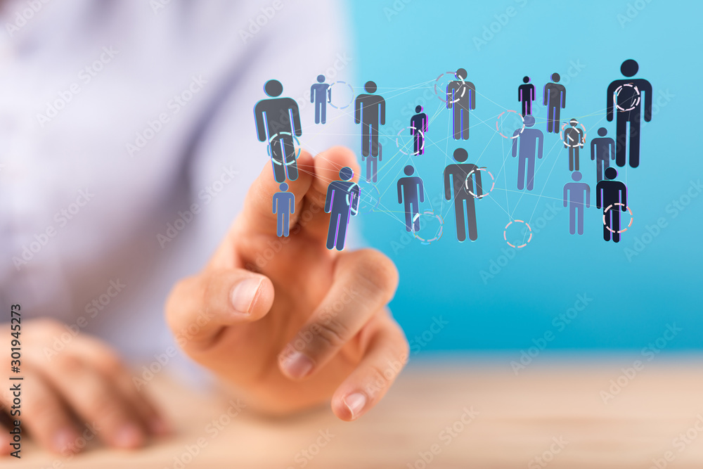 Group of business partner looking for the future Group of business partner looking for the future