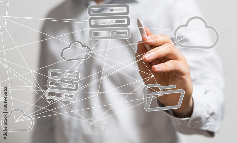 Data sorting flow process. Big data stream futuristic infographic. Data sorting flow process. Big data stream futuristic infographic.