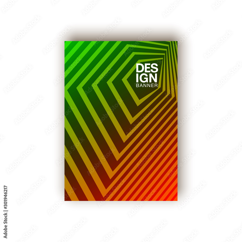 illustration of bright color abstract pattern background with line gradient texture for minimal dynamic cover design. Blue, pink, yellow, green placard poster template illustration of bright color abstract pattern background with line gradient texture for minimal dynamic cover design. Blue, pink, yellow, green placard poster template