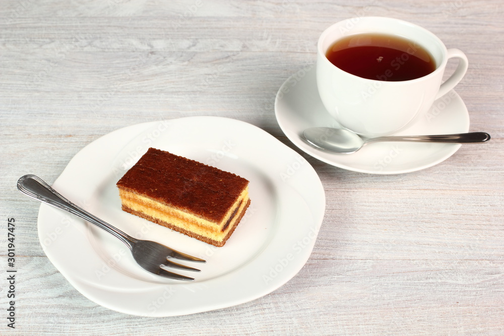 Sponge cake with cocoa filling Sponge cake with cocoa filling