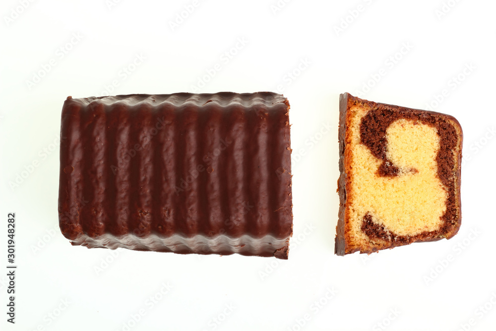 Chocolate Glazed Marble Loaf Cake Chocolate Glazed Marble Loaf Cake