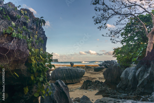 Philippines. Seascape in El Nido